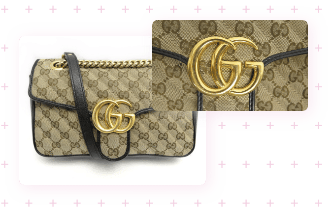 Checking the authenticity of a Gucci bag