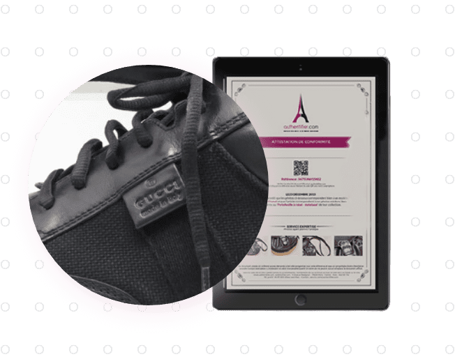 Authentication of luxury sneakers