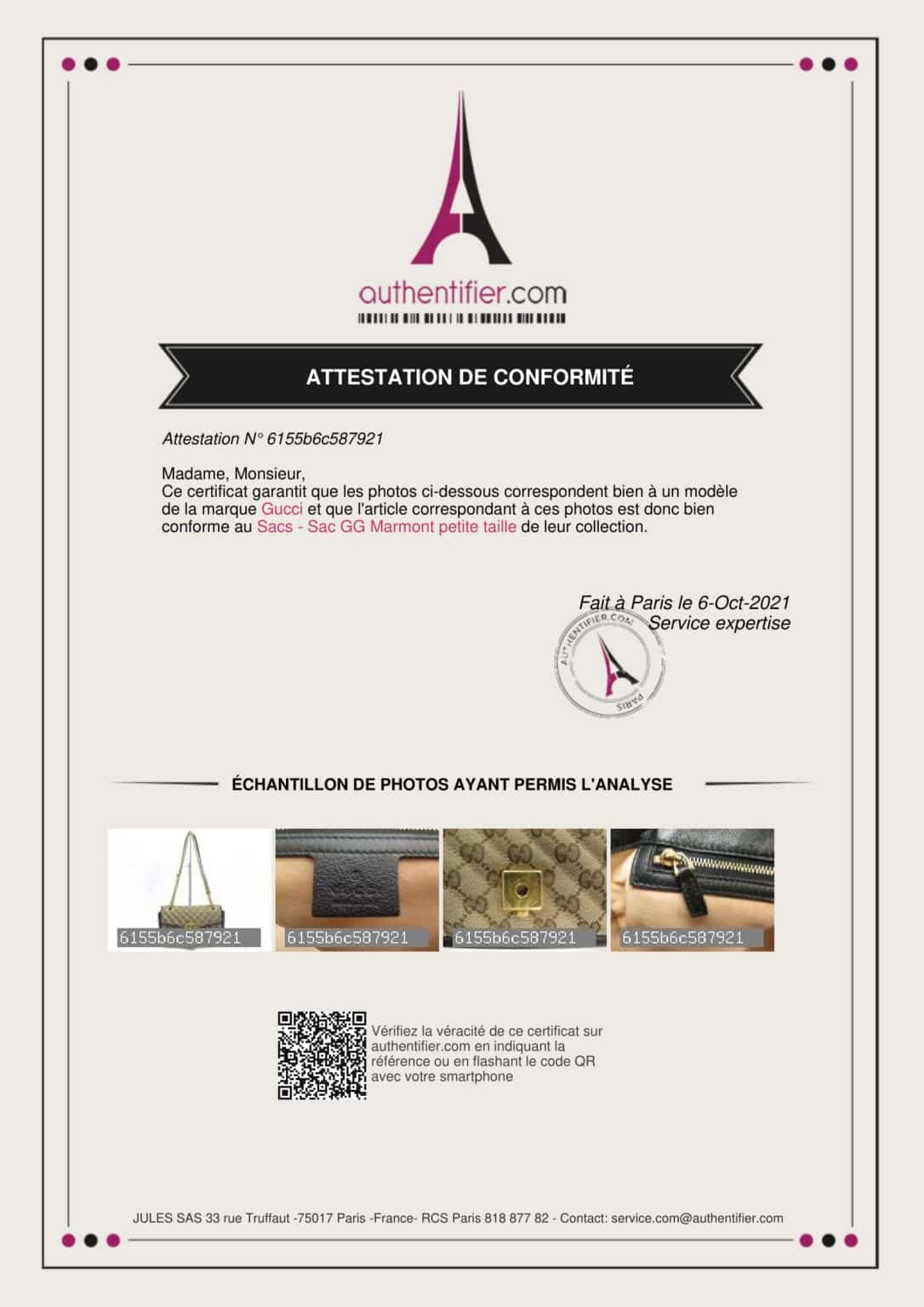 Gucci Authentication - Check your Gucci bag | Authentifier.com