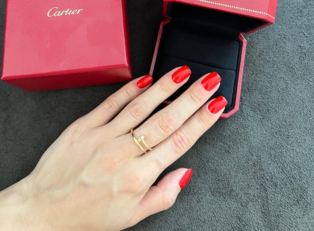 genuine Cartier ring