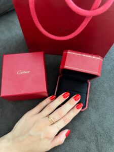 véritable bague Cartier
